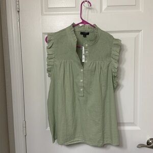 J. Crew Gauze Tank Top